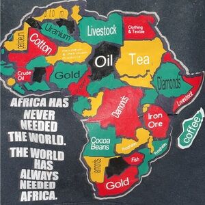 Africa black hoodie. Normal wear and tear in high traffic areas